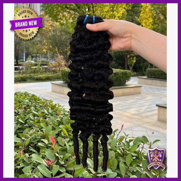 20 Inch Human Hair Extensions Bundle 97g Virgin Burmese Curly Weave main image 5